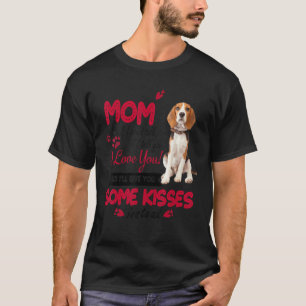Camiseta Amo Mamãe Beagles Cachorro Cachorro Cachorro Cacho