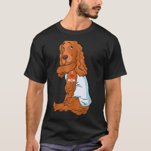 Camiseta Amo mamãe Tatto Inglês Cocker Spaniel Madre