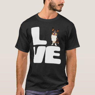 Camiseta Amo Meu Cão Cardigan Welsh Corgi