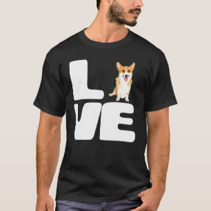 Camiseta Amo meu cão Pembroke Welsh Corgi