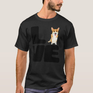 Camiseta Amo meu cão Pembroke Welsh Corgi