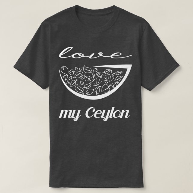 Camiseta Amo meu Ceylon 1 (Frente do Design)