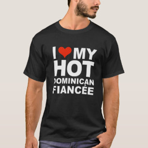Camiseta Amo Minha Namorada Dominicana Quente República Dom