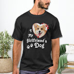 Camiseta Amo Minha Namorada Foto Personalizada Para O Coraç<br><div class="desc">Quem você realmente ama? Sua namorada ou seu cachorro! Dê o presente perfeito para o seu namorado, este dia de os namorados com esta camisa engraçada de amante de cachorro! Deve ter para cada amante de cachorro, mãe de cachorro e pai de cachorro! Uma reviravolta divertida em I Love My...</div>