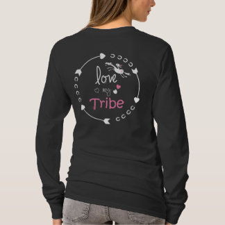 Camiseta Amo Minha Tribo T-Shirt Long Sleeves