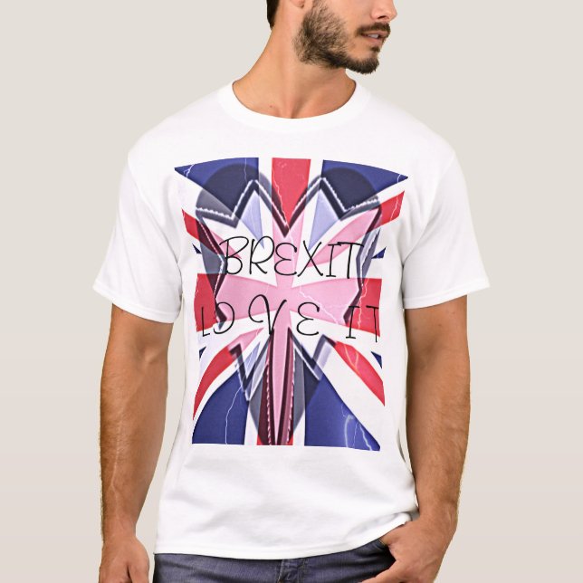 Camiseta Amo-o Brexit ideias inspiradoras (Frente)