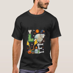 Camiseta AMO o carneiro de Halloween como dono de fantasia
