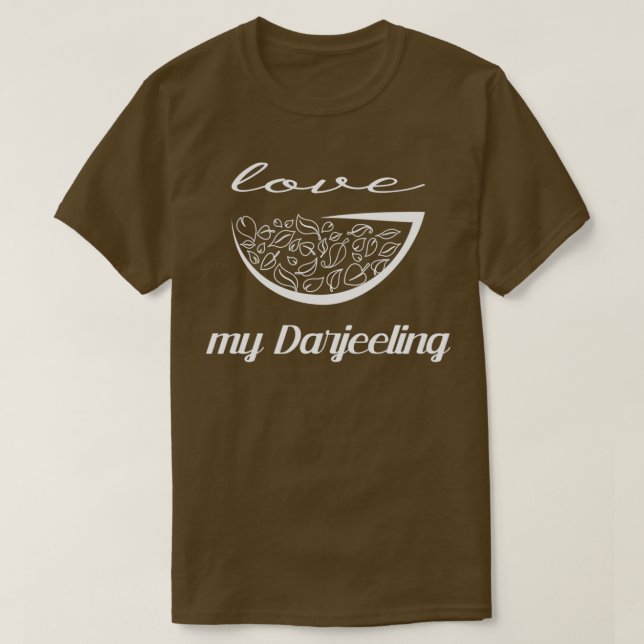 Camiseta Amo o meu Darjeeling 1 (Frente do Design)