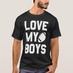 Camiseta Amo o meu filho, pai de futebol, Pai mãe