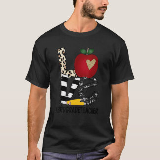 Camiseta Amo Professora do 3º Ano Inspire Impressão Fofa Pr