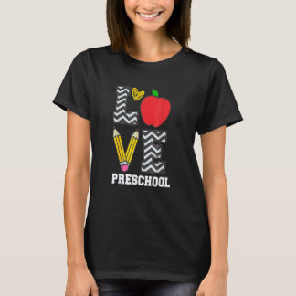 Camiseta Amo Professora Pré Escolar