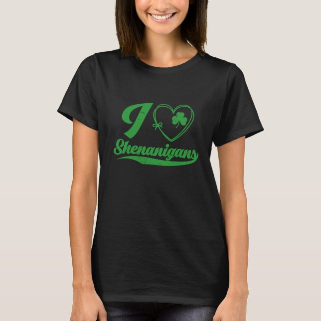 Camiseta Amo Shenanigans Irish C Rua Saint Patrick Day (Frente)