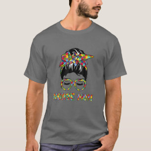 Camiseta Amo Stethoscope Enfermeira A Vida Mensageira Mãe