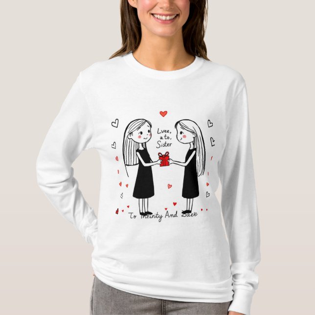 Camiseta Amo sua irmã (Frente)