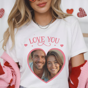 Camiseta Amo-Te A Corar As Mulheres Românticas De Fotografi