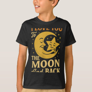 Camiseta Amo-Te À Lua E Às Costas - Lua E Rua Bonitas