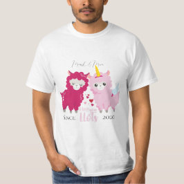 Camiseta Amo-Te Lotes Llama Personalizado Dando-Lhe O Prese