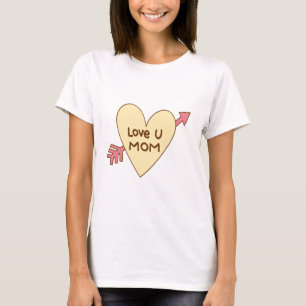 Camiseta Amo-te mãe