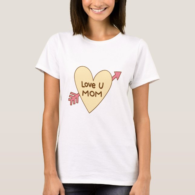 Camiseta Amo-te mãe (Frente)
