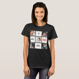 Camiseta "Amo-te mãe", fofa 5 colagem T-Shirt