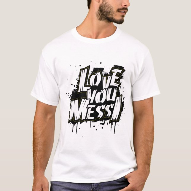 CAMISETA AMO-TE MESSI (Frente)