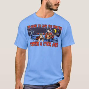 Camiseta Amo-te para sempre