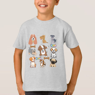 Camiseta Amo todos os meus cachorrinhos