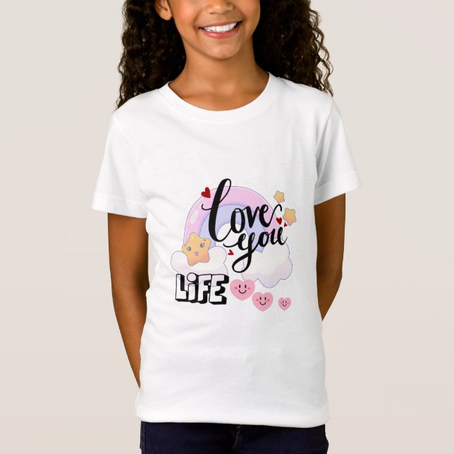 Camiseta Amo você até as estrelas  (Frente)
