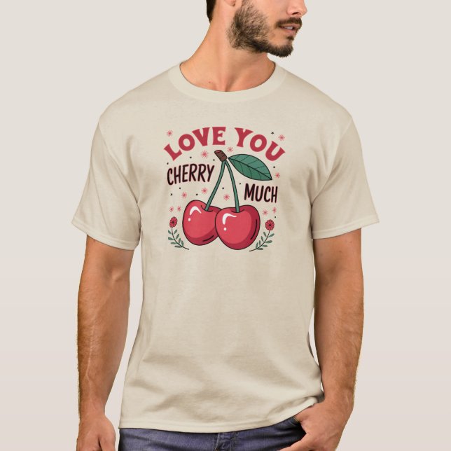 Camiseta Amo Você Cereja Demais (Frente)