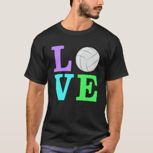 Camiseta Amo Volei - Versão Colorida 1