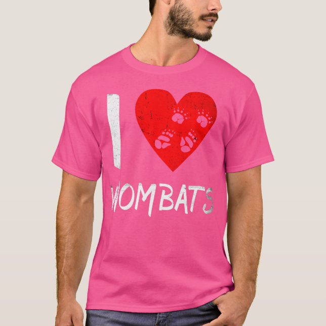 Camiseta Amo Wombats Australianos (Frente)
