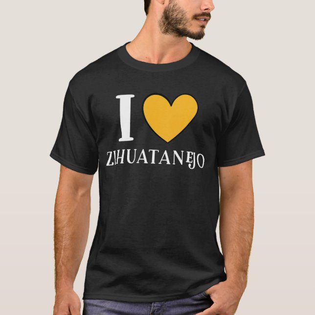 Camiseta Amo Zihuatanejo México 9 (Frente)