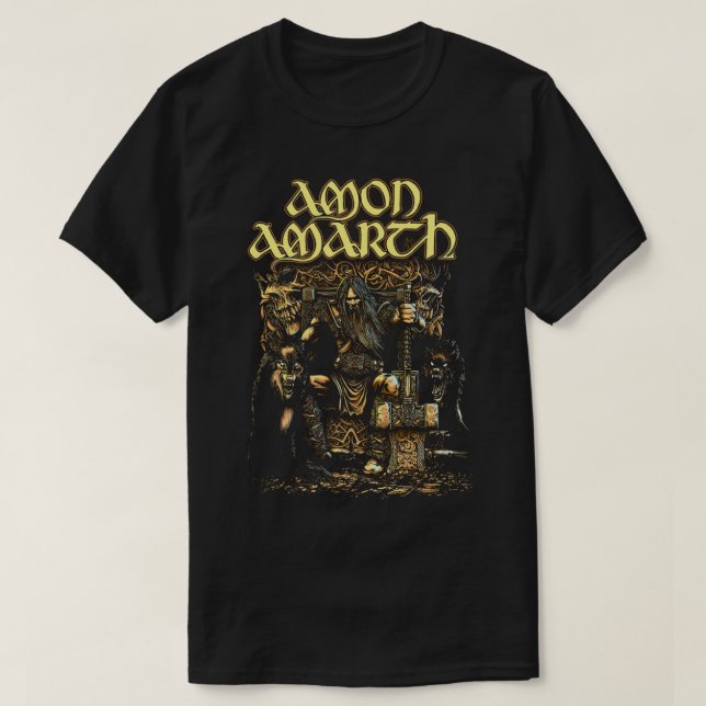 Camiseta Amon Amarth Melhor Tendência (Frente do Design)