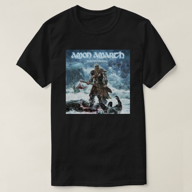 Camiseta Amon Amarth - Primeiro Matar (Frente do Design)