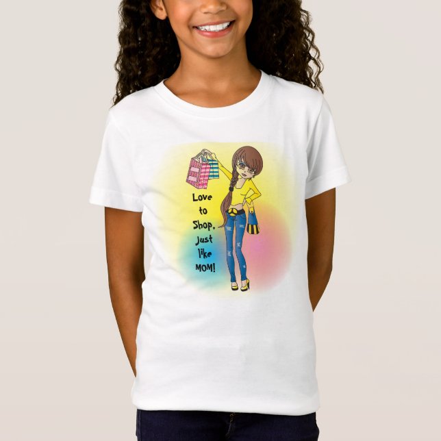 Camiseta Amor a comprar, como minha MAMÃ! (Frente)