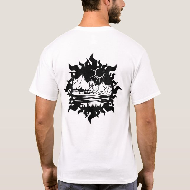 Camiseta Amor a Explorar o Mundo (Verso)