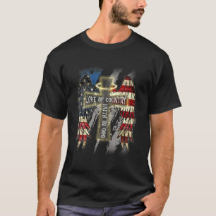 Camiseta Amor À Fé Do País Em Deus 4 De Julho Americano