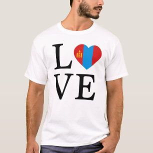 Camiseta Amor à Mongólia