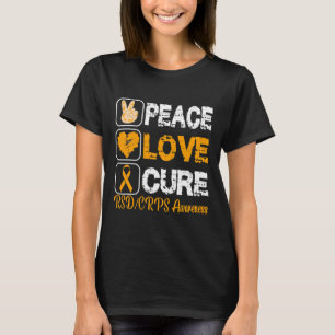 CAMISETA AMOR A PAZ CURA SENSIBILIZAÇÃO RSD CRPS