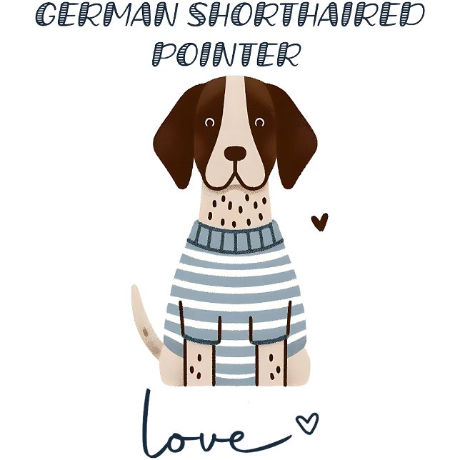 Camiseta Amor a Ponteiro Baixo Alemão (Criador carregado)