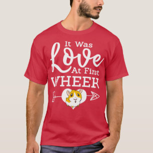 Camiseta Amor A Primeiro Rodo Guiné Pig Cavy Roddent