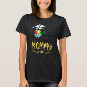 Camiseta Amor a ser chamada de Mamãe Borboleta Flor Mãe