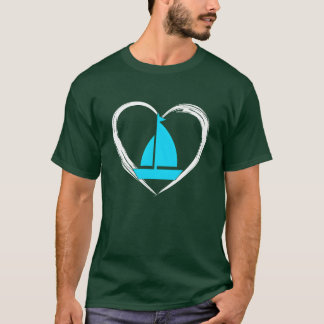 Camiseta amor à vela vintage