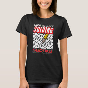 Camiseta Amor A Vida Sudoku É Como Resolver Sudoku