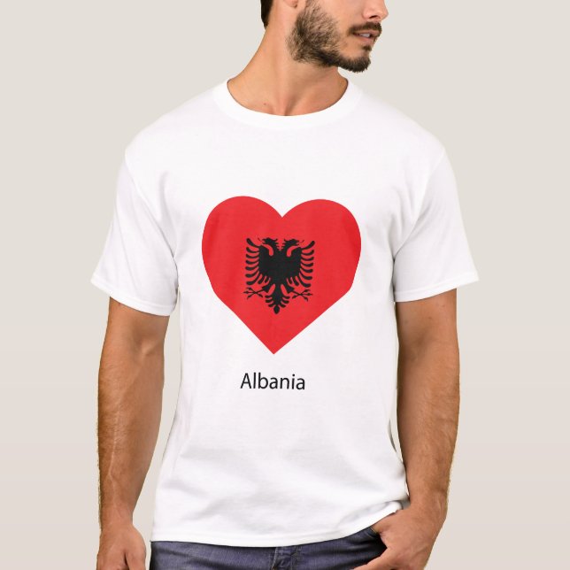 Camiseta Amor Albânia (Frente)