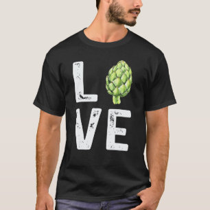 Camiseta Amor Alcachofra Vegetal Fantasia Amante de Alcacho