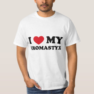 Camiseta Amor Além das Espécies: Eu amo meu Uromastyx