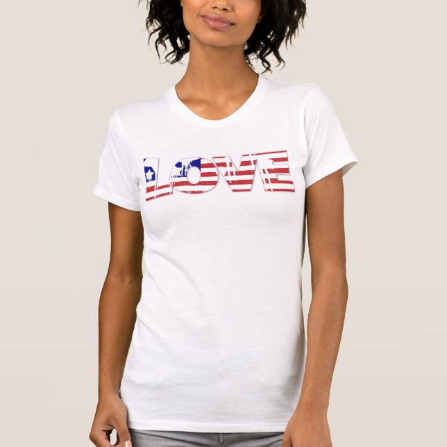 Camiseta Amor Americano (Frente)