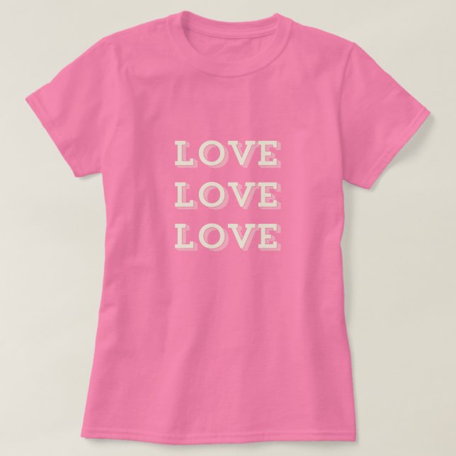 Camiseta Amor Amor (Frente do Design)