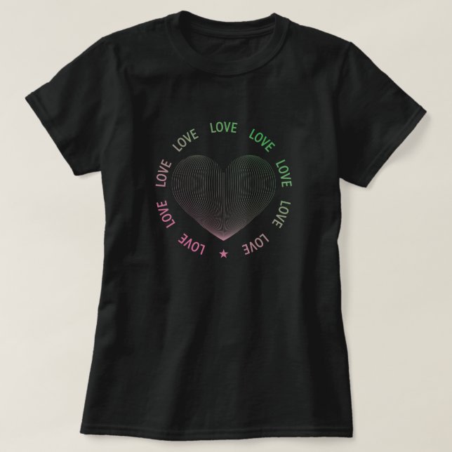Camiseta Amor Amor Amor (Frente do Design)